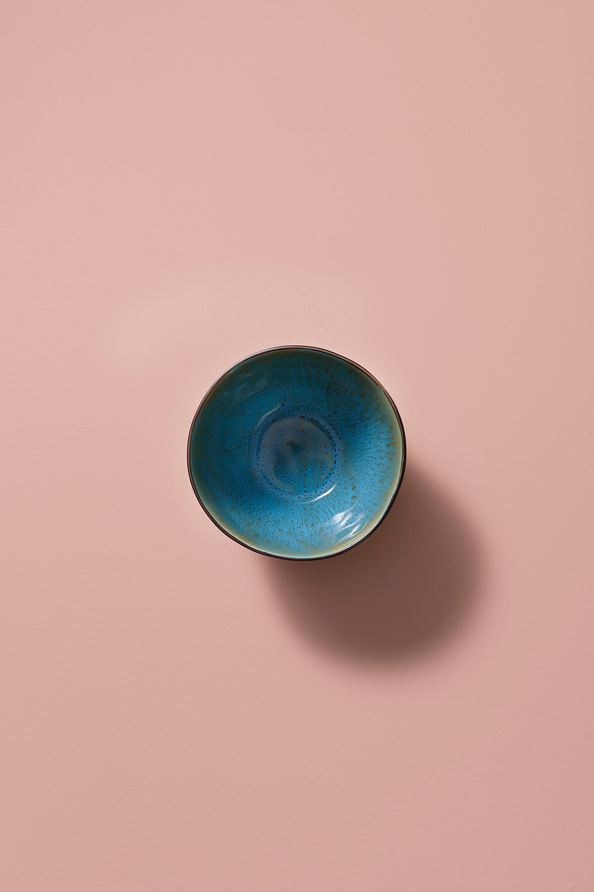 Миска Palmer Lotus 15 см 1 літр керамічного кольору бірюзового кольору 