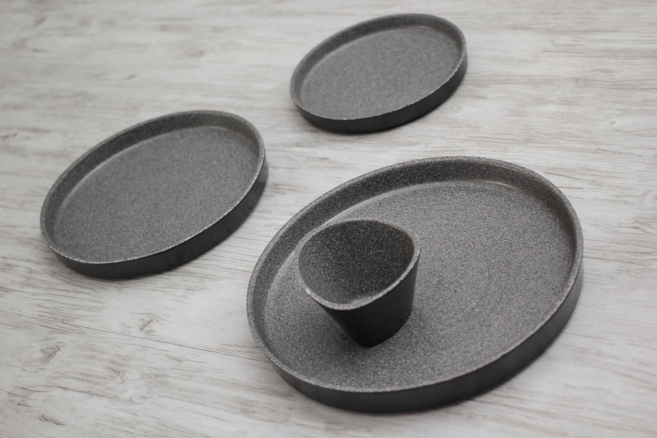 Cheforward Bord Infuse 40,5 см Melamine Grijs 