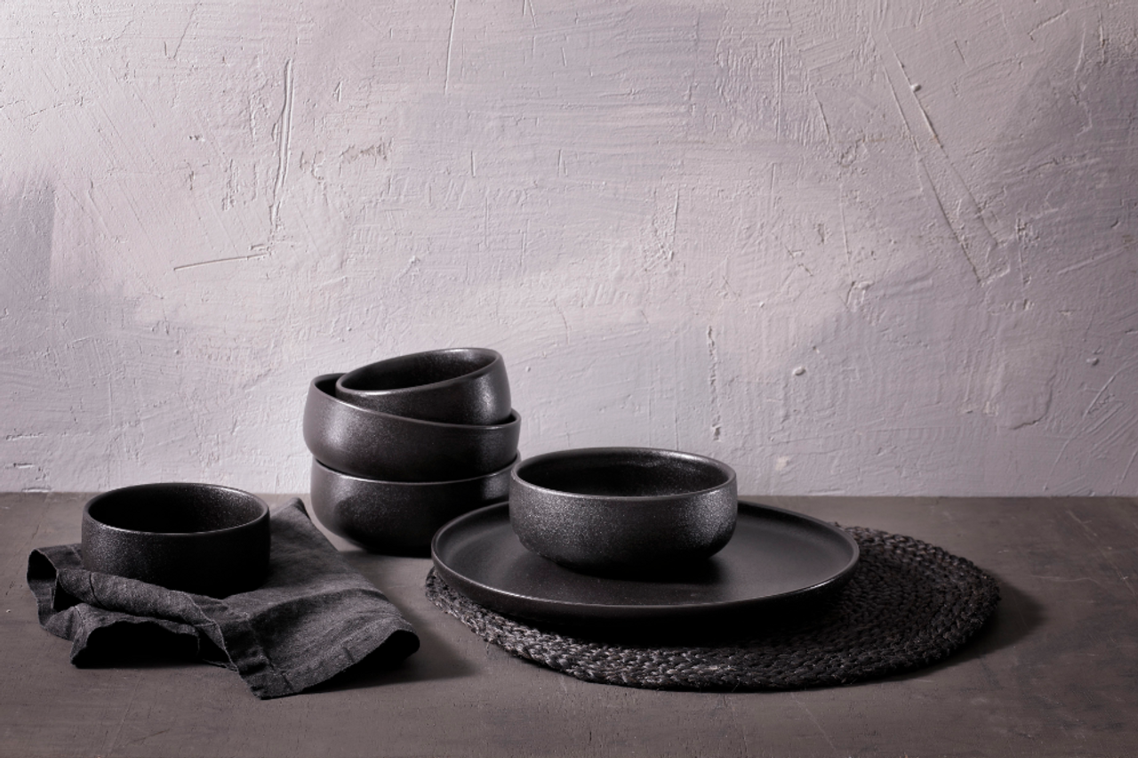 Maastricht Porselein Bord Universe 19 cm Zwart 