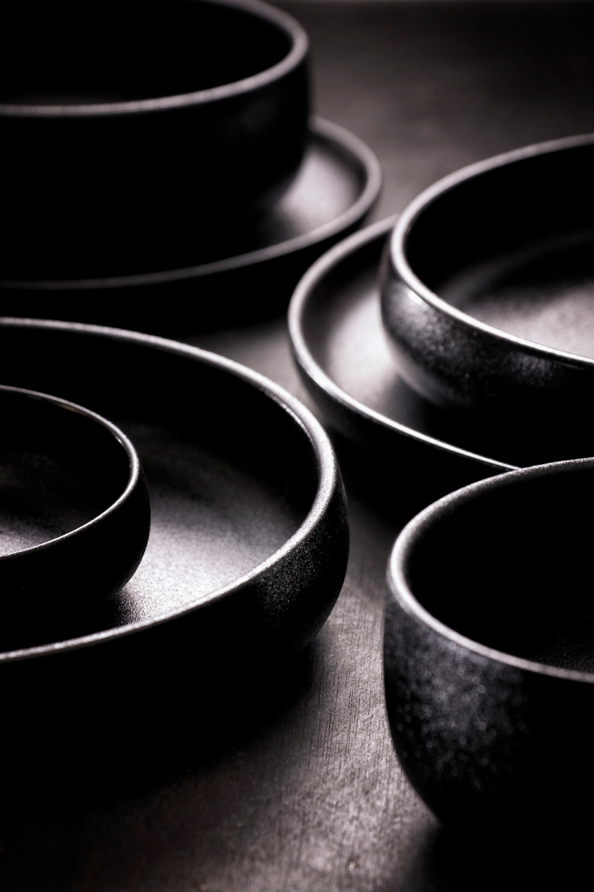 Чаша Maastricht Porselein Universe 15,5 см чорна 