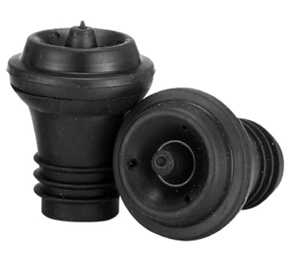 Bar Professional Wijn/champagnestopper Tools Kunststof Zwart 