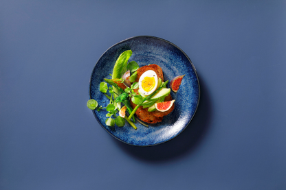 Тарілка Palmer Kiryu 23,5 см, порцеляна, блакитний колір 