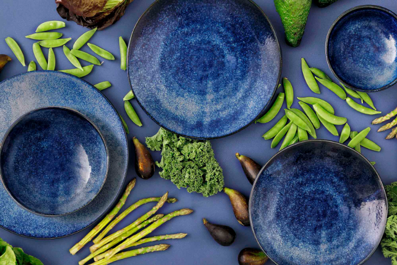 Palmer Bord Kiryu 27,5 cm Porselein Blauw 