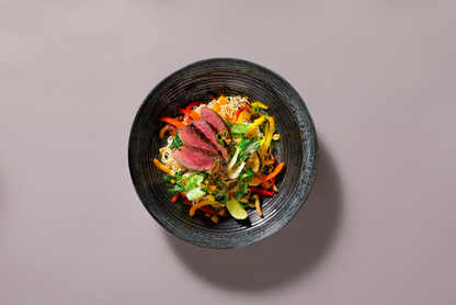 Palmer Bord diep coupe Metallic 22 cm Stoneware Zilver 