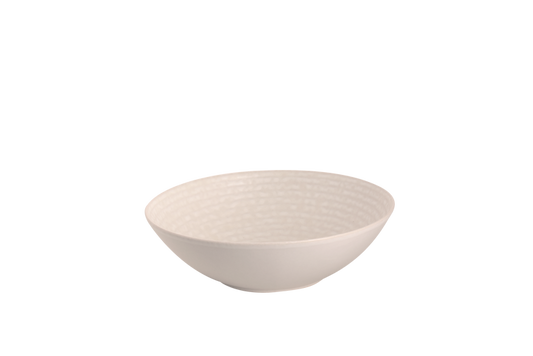palmer-schaal-ripple-24-cm-1-8-l-wit-stoneware-1-stuk_