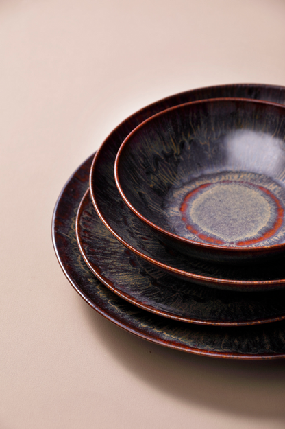 Palmer Schaal Victory 24 см Stoneware Bruin 