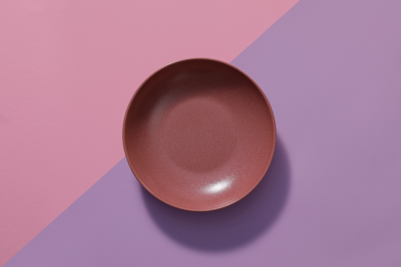 Mammoet Bord diep Spirit 21,5 см Stoneware Rood 