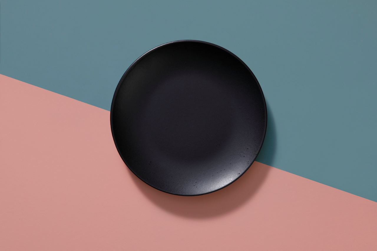 Mammoet Bord Moon 27,5 см кераміка Zwart 