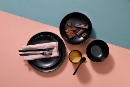 Mammoet Bord Moon 27,5 см кераміка Zwart 