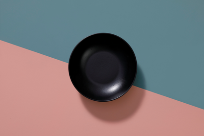 Mammoet Bord diep Moon 21,5 см кераміка Zwart 