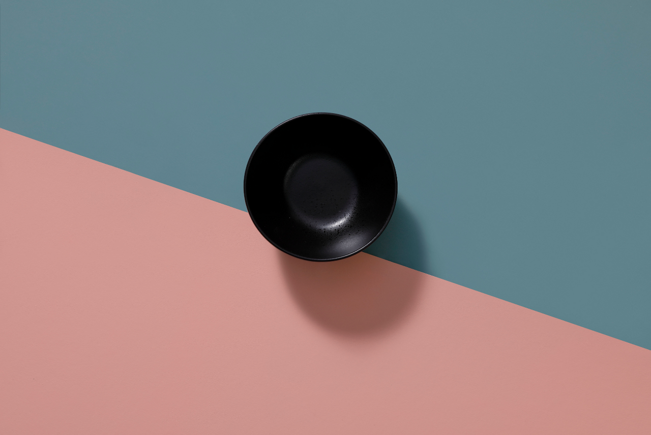 Mammoet Schaal Moon 15 см кераміка Zwart 