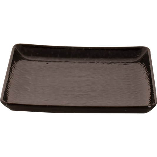 MAASTRICHT PLATE 19 SQUARE BLACK TAHITI  7.5 inch SKU: MS-533796