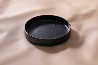 Maastricht Porselein plate deep Cafe Noir 21 cm Black