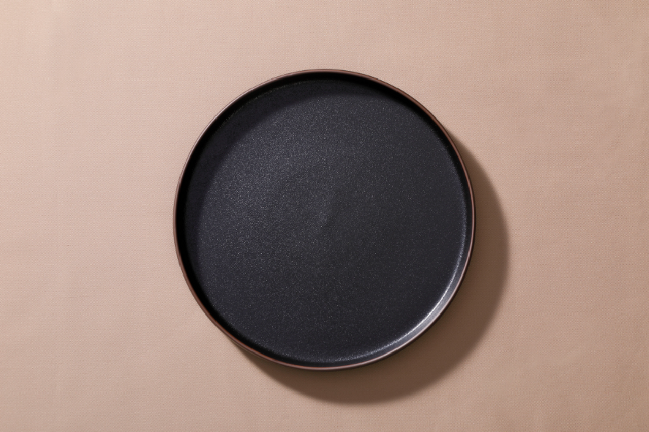 Maastricht Porselein Bord Cafe Noir 26 см Zwart 