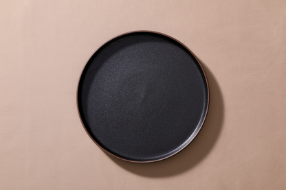 Maastricht Porselein Bord Cafe Noir 26 см Zwart 