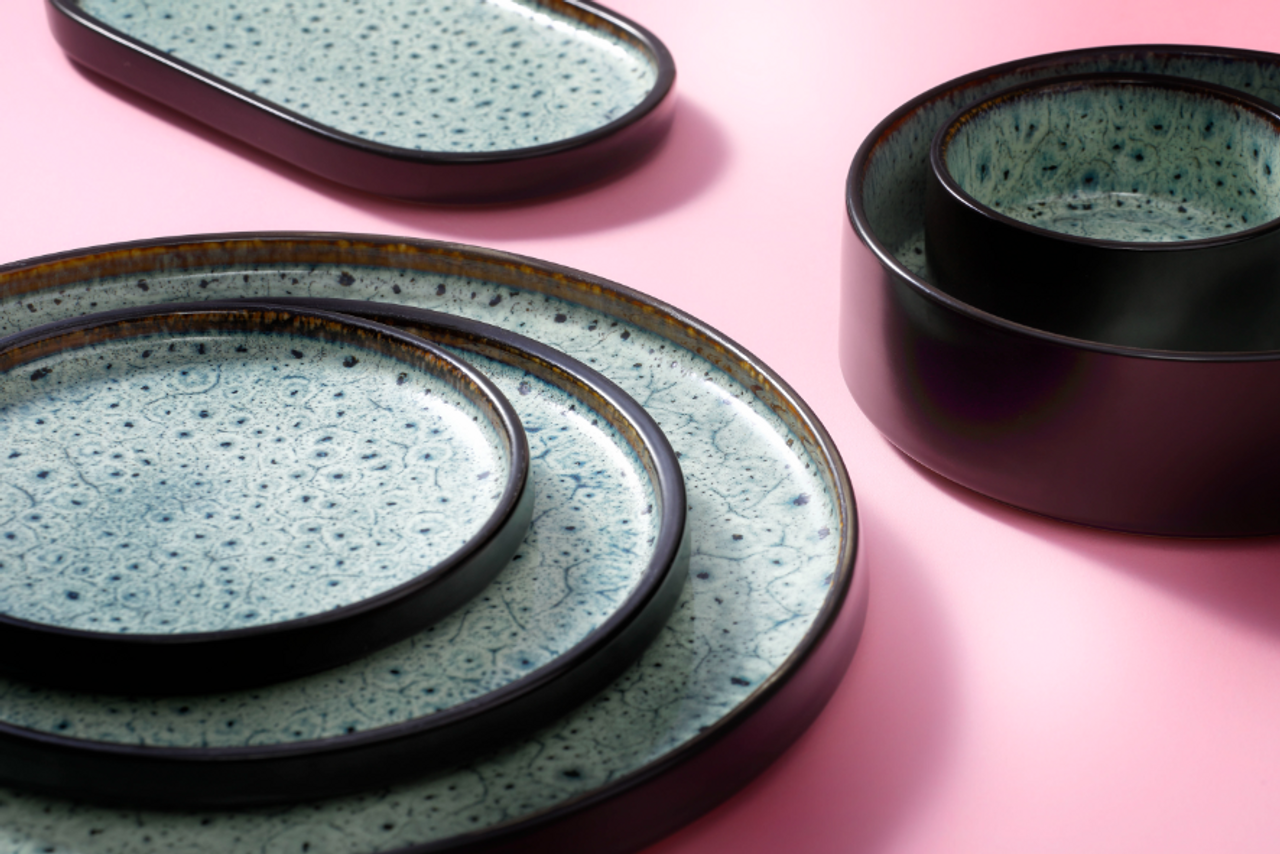 Тарілка Palmer Coco 14,5 см, порцеляна, блакитна 