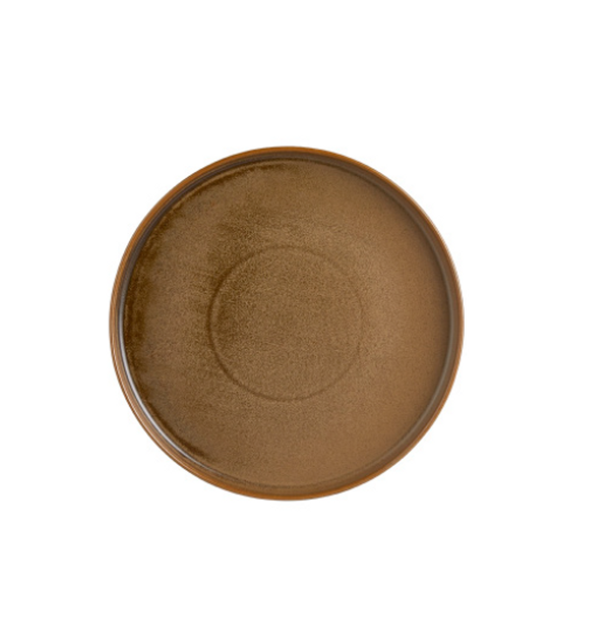 Від Bone Bord Met Rand Kaldi 19 cm Porselein Bruin 