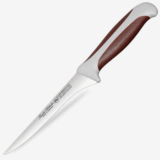 Gunter Wilhelm Thunder Boning Knife, 6 Inch | Brown and Grey ABS Handle SKU: 10-114-0306