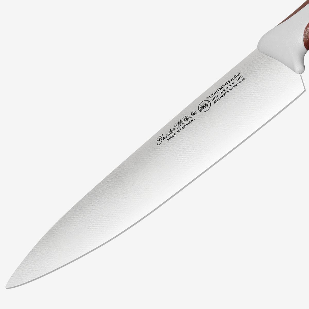 Gunter Wilhelm Thunder Chef Knife, 8 Inch | Brown and Grey ABS Handle SKU: 10-108-0108