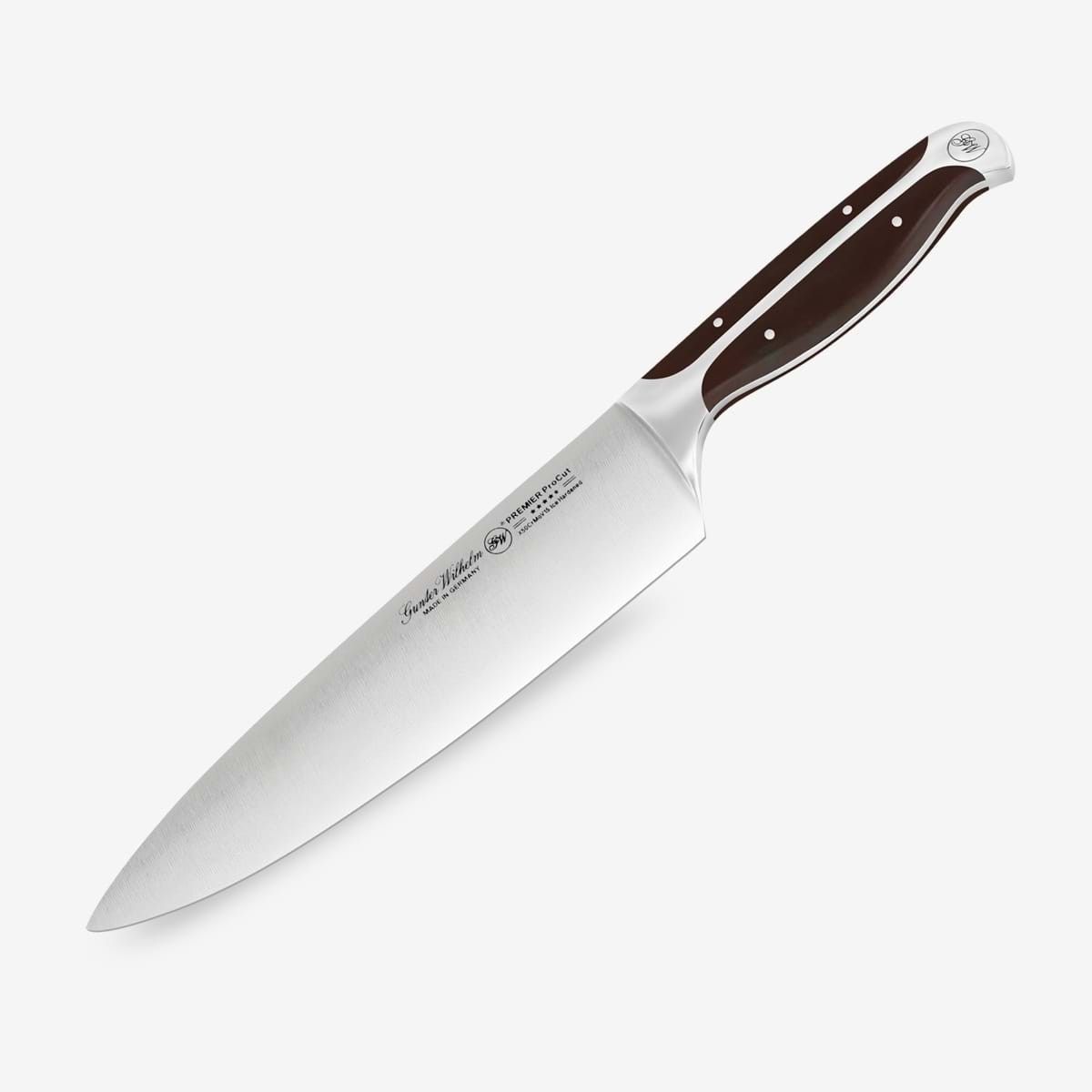 Gunter Wilhelm Thunder Chef Knife, 8 Inch | Dark Brown ABS Handle SKU: 30-308-0108