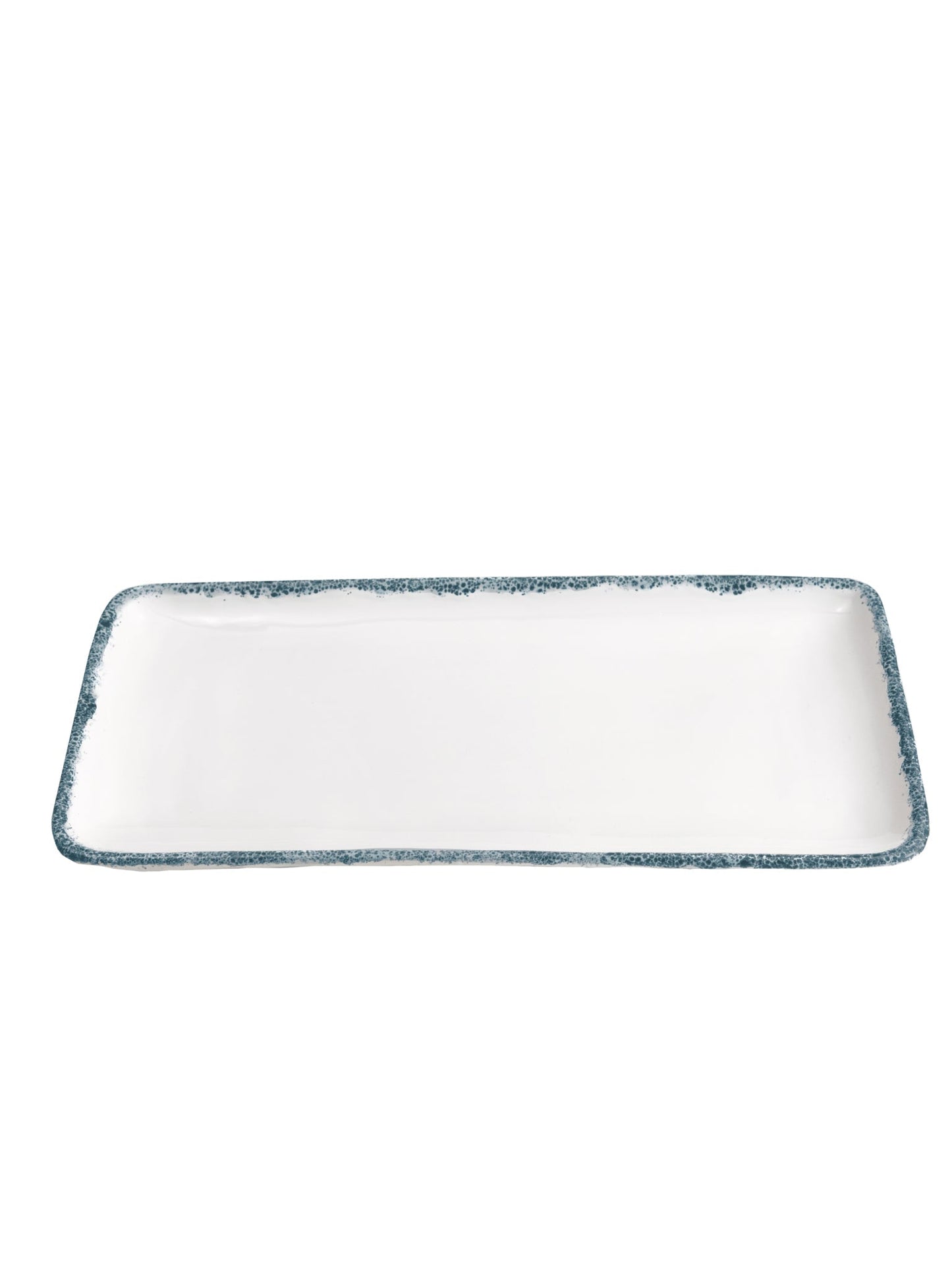 Zafferano America Stone Large Rectangular Tray (Set of 2)