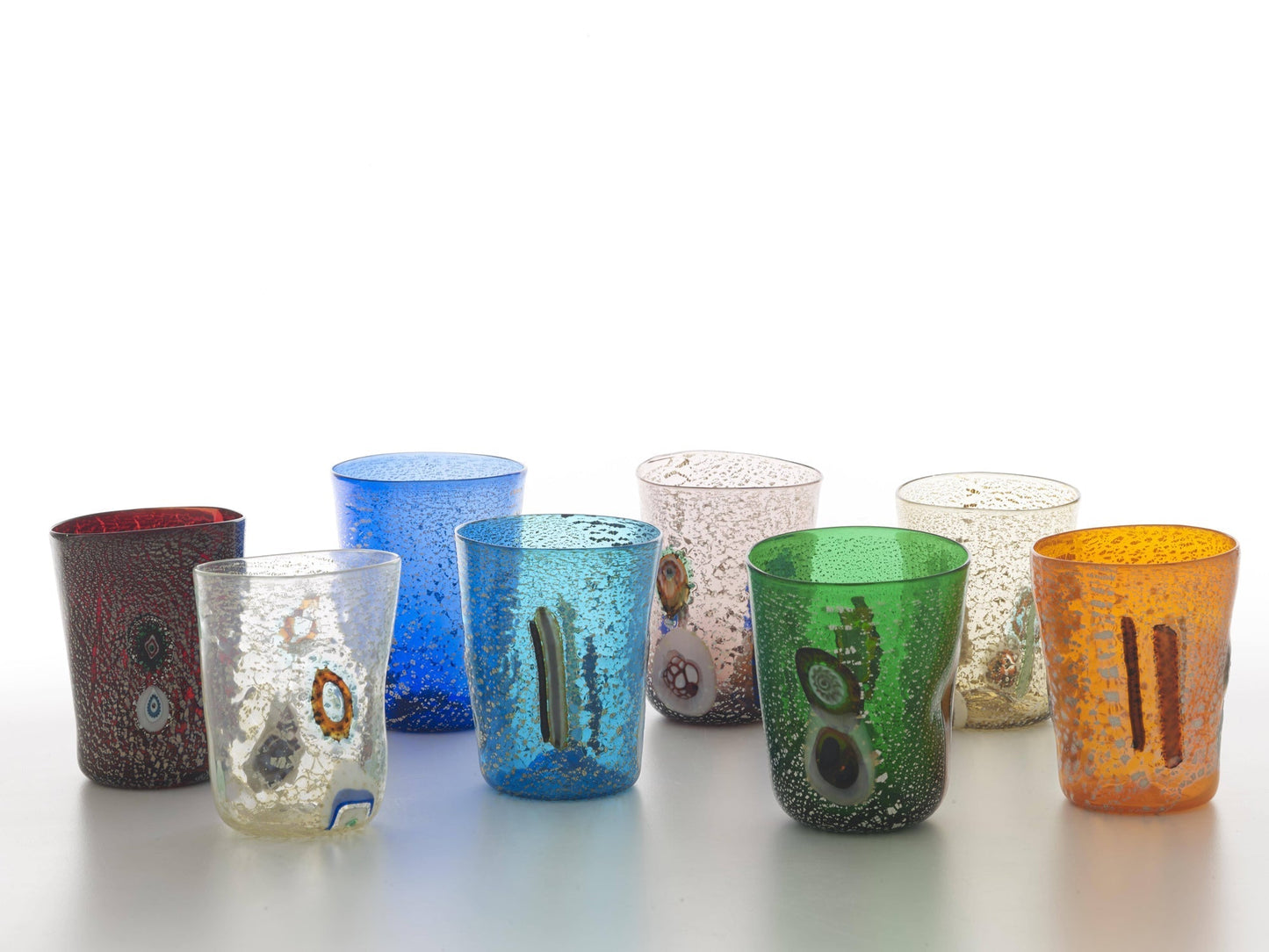 Zafferano America Bicchieri di Murano Tumblers - Mixed Set of 6