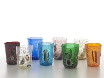 Zafferano America Bicchieri di Murano Tumblers - Mixed Set of 6