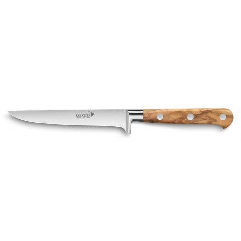 FORGED SABATIER DEG BONING -СТЕК ПЫШАҚ 13 см зәйтүн ағашы