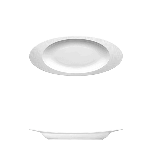 Oval Platter | Catalog Number: 046 0039 | Dimensions: 15 1/8 x 7 3/4 in (38 x 20 cm)