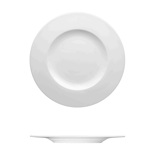 Round Plate Catalog Number: 051 0020 | Dimensions: 9 1/2 in (24 cm)