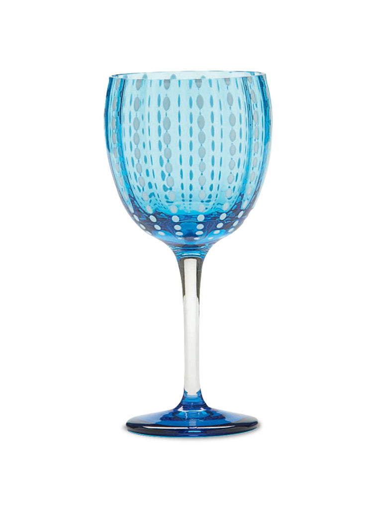 Zafferano America Perle Wine Goblet (Set of 2)