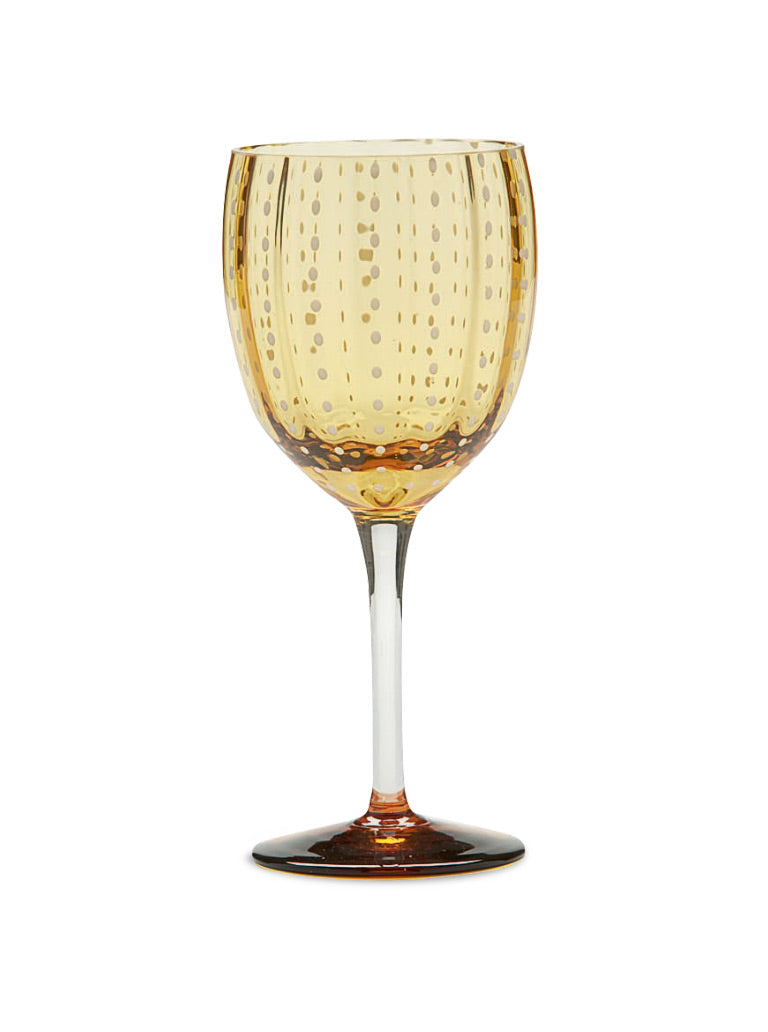 Zafferano America Perle Wine Goblet (Set of 2)